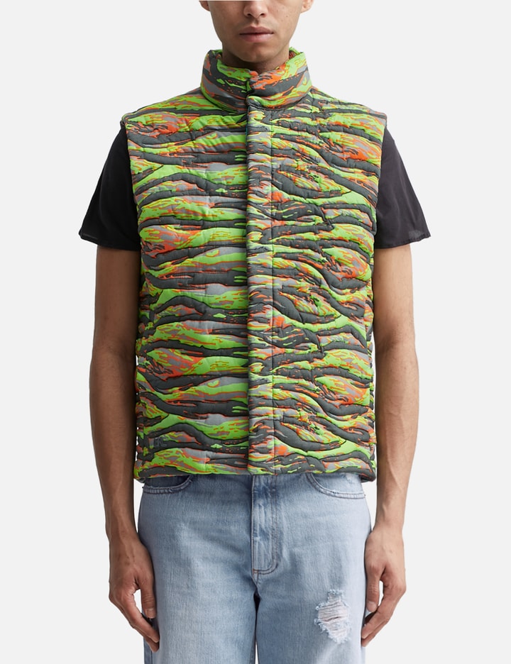 Unisex Printed Quilted Puffer Vest Placeholder Image