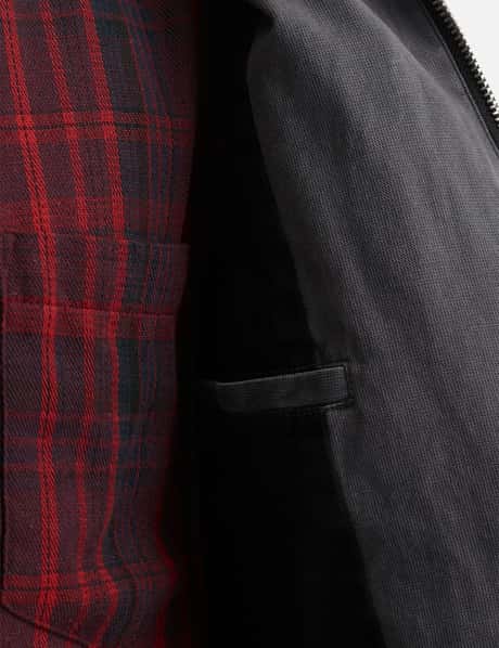 Garment Washed Zip Work Jacket view 17