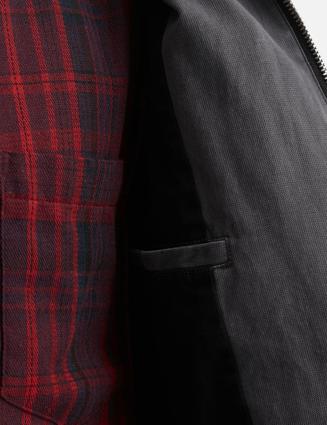 Garment Washed Zip Work Jacket view 18