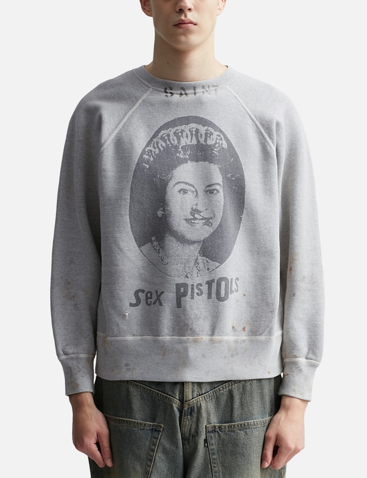 Saint Mxxxxxx Sex Pistols Queen Sweatshirt Placeholder Image