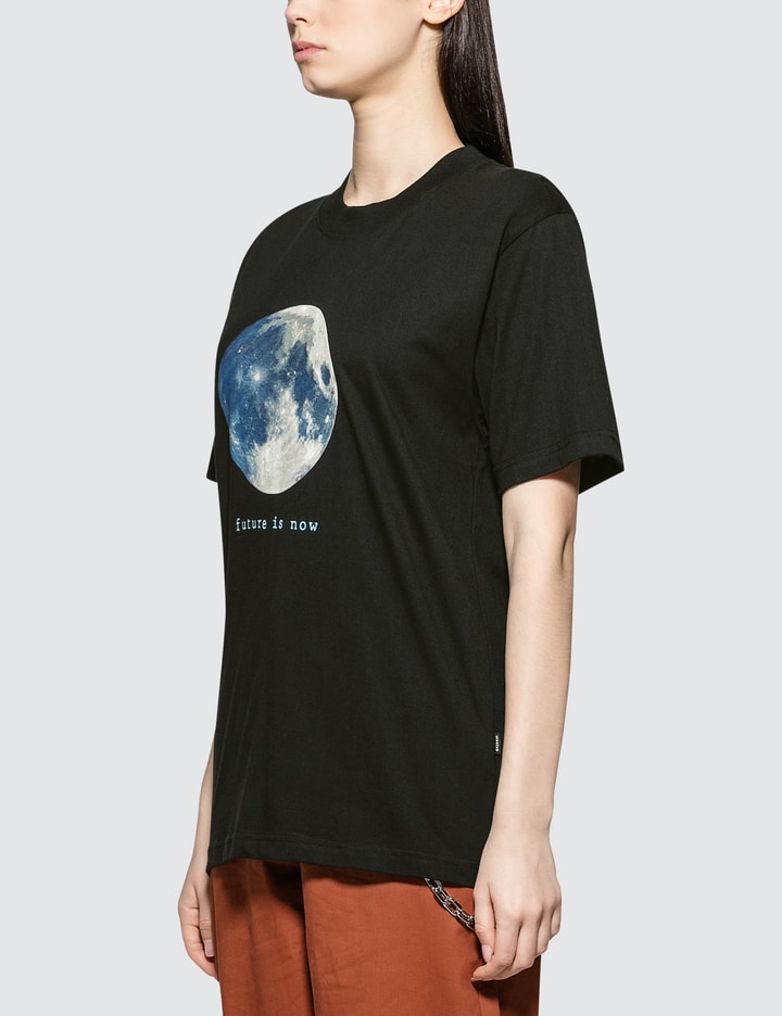 Future Is Moon Black Short Sleeve T-shirt Placeholder Image