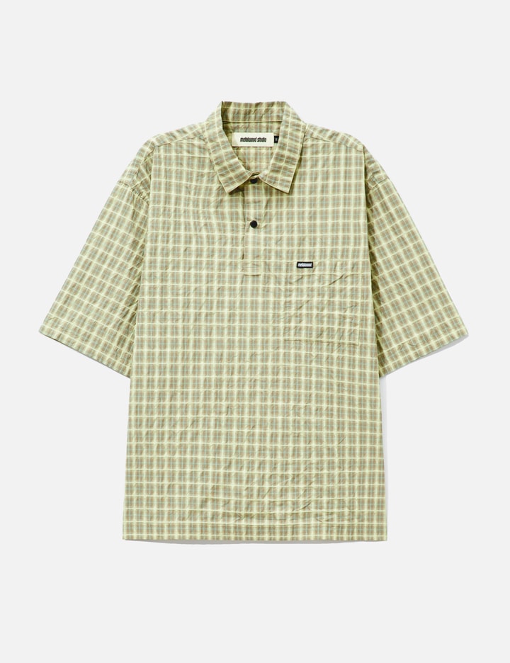 Metalwood Studio Oversized Snap Top Polo