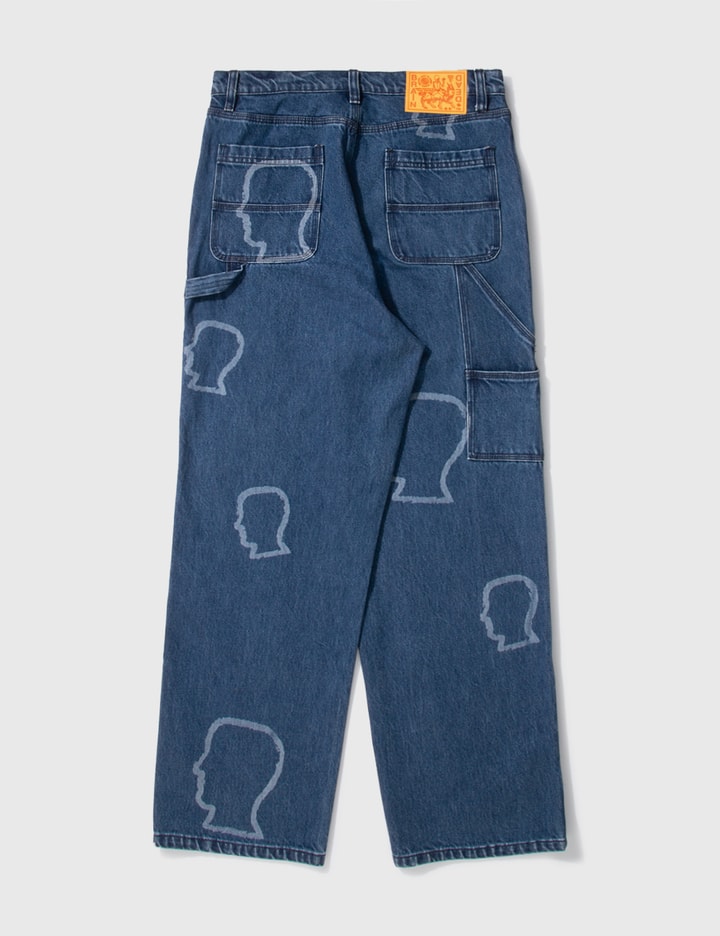 Logo Head Denim Double Knee Utility Pants Placeholder Image