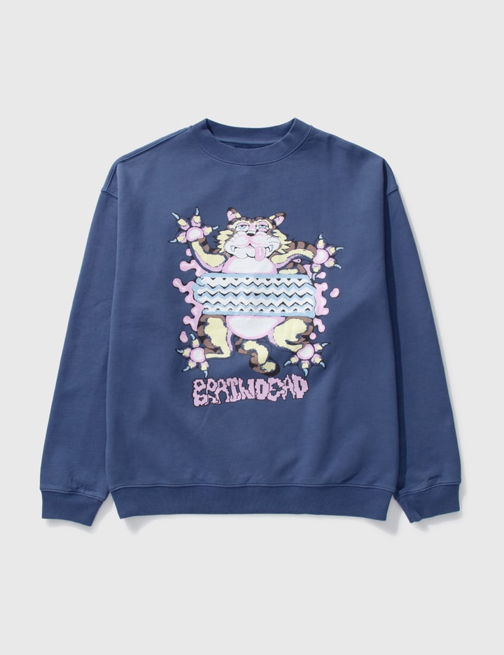 Relaxed Cat Crewneck Placeholder Image