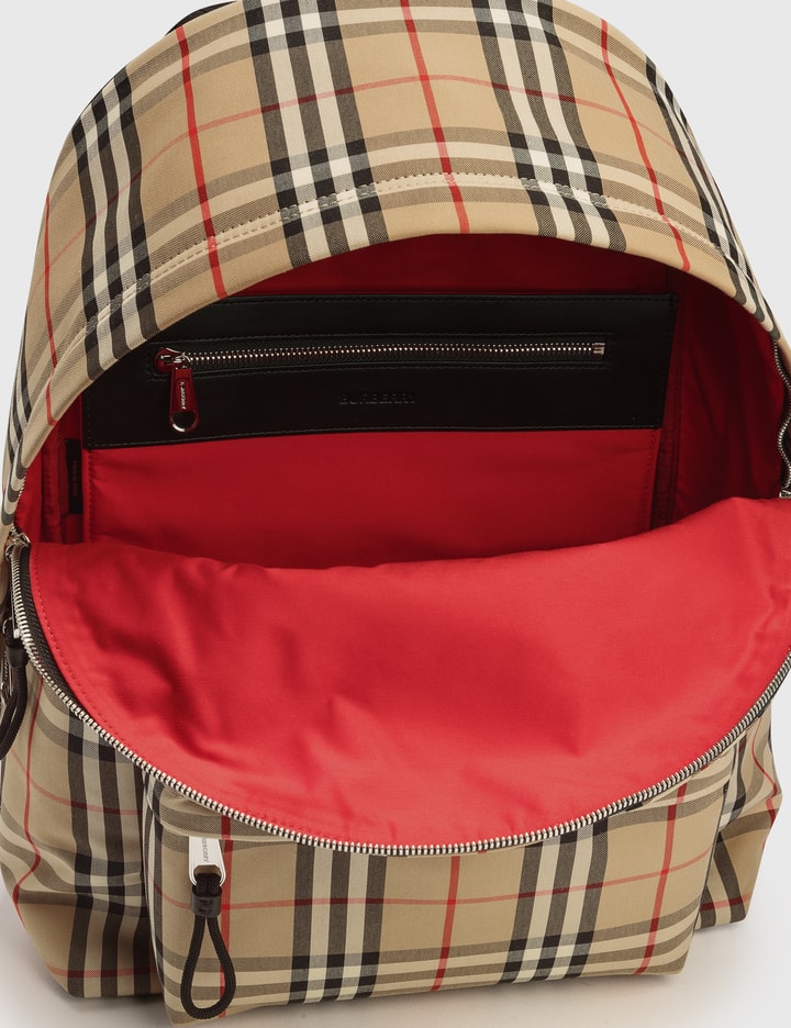 Vintage Check Nylon Backpack Placeholder Image