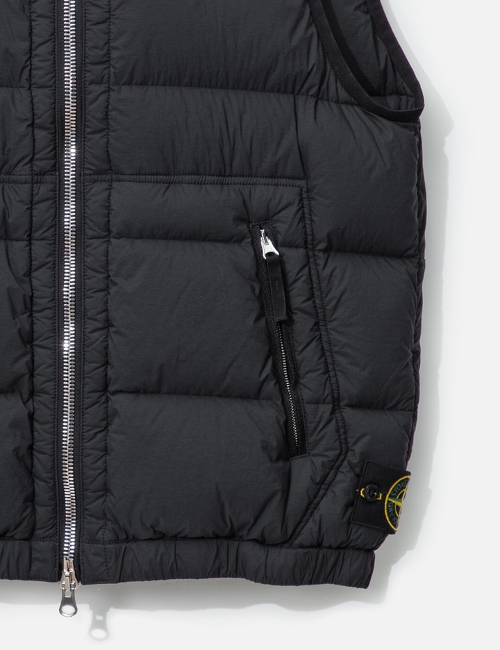 Stone Island Seamless Tunnel Nylon Down-tc Vest In Black