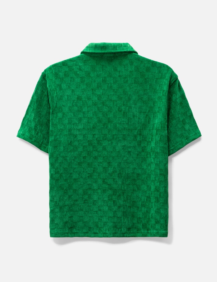 CHENILLE CHECK HALF ZIP SHIRT Placeholder Image
