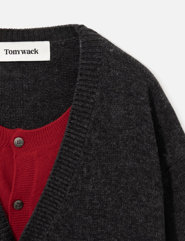 Tonywack Wool Layered Cardigan