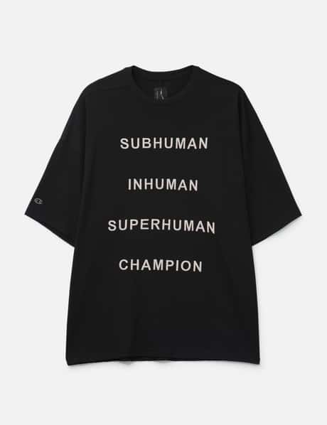 Rick Owens Rick Owens x Champion Tommy T-shirt W Subhuman Inhuman Superhuman