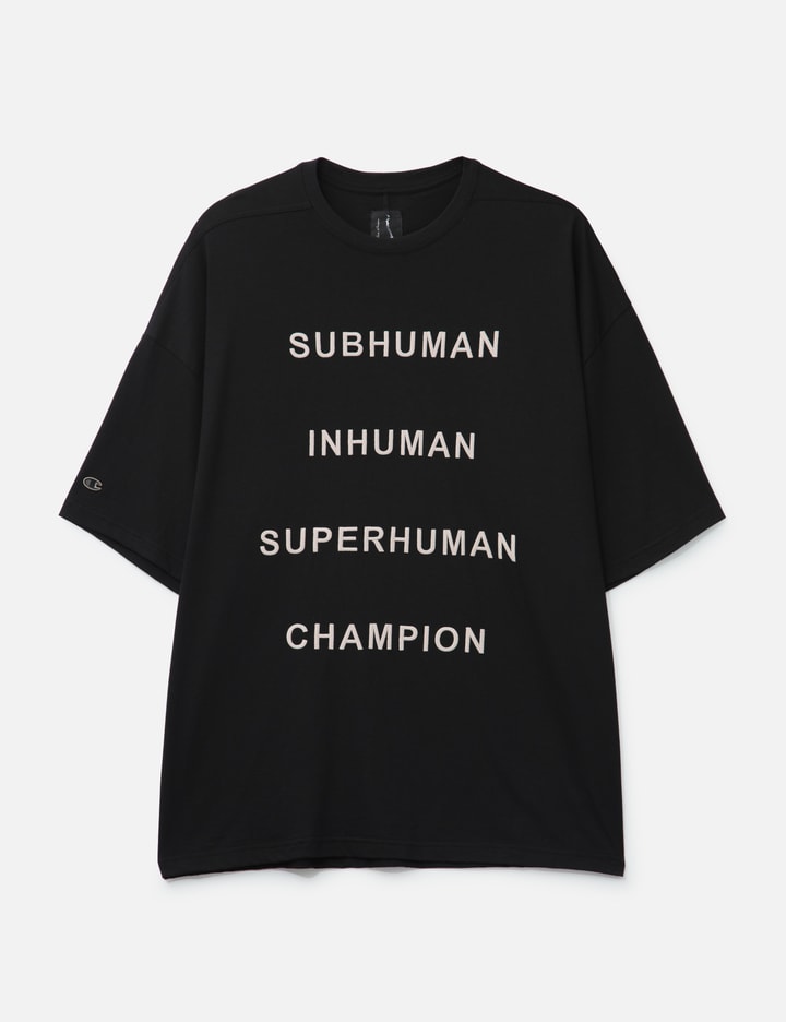 Rick Owens x Champion Tommy T-shirt W Subhuman Inhuman Superhuman Placeholder Image