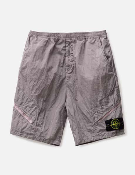 Stone Island Nylon Metal In Econyl® Regenerated Nylon Bermuda Shorts