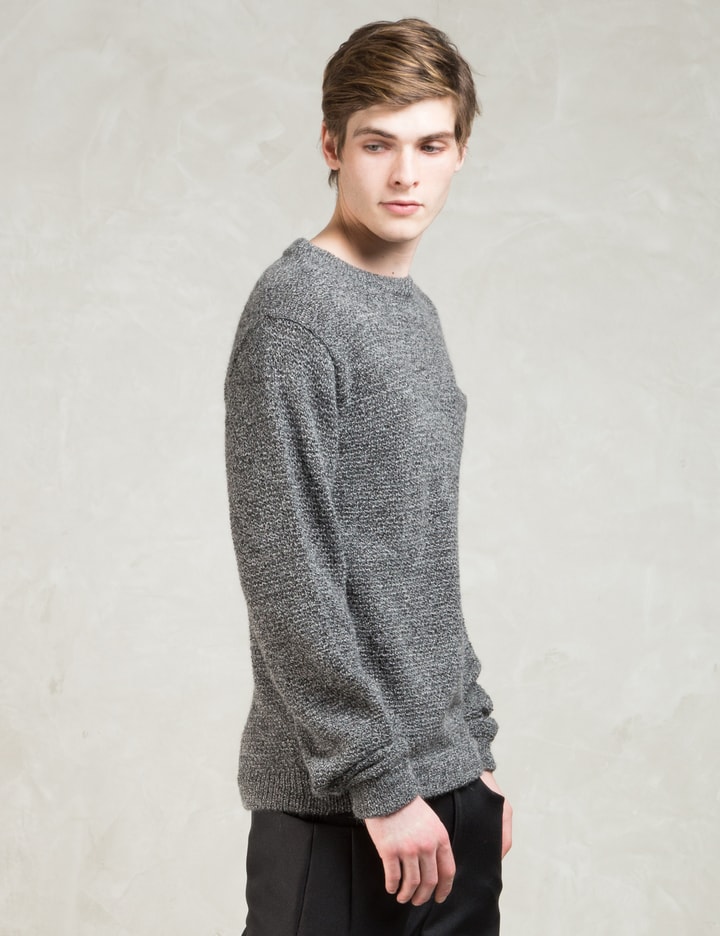 Grey Alpaca Pocket Sweater Placeholder Image