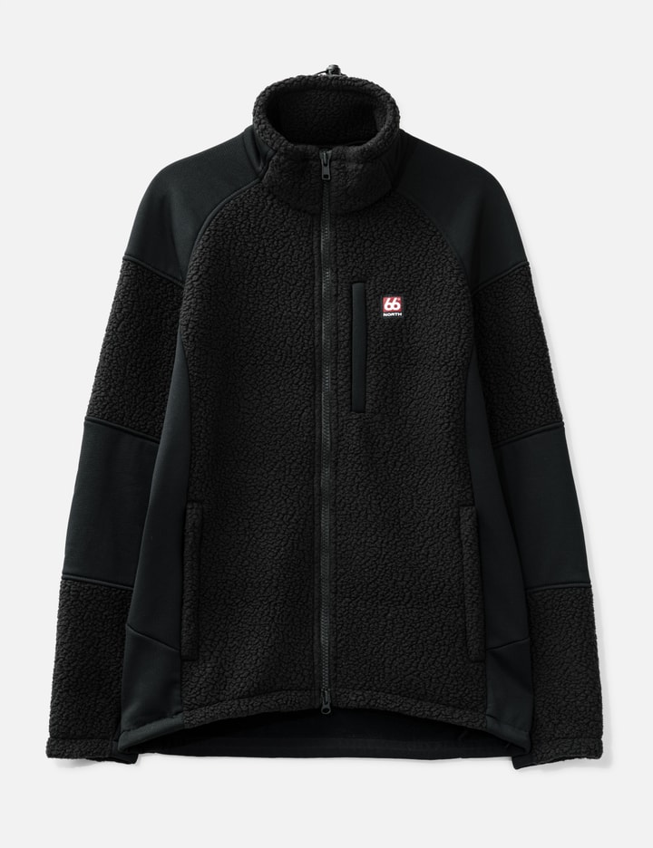66°north Tindur Shearling Jacket In Black