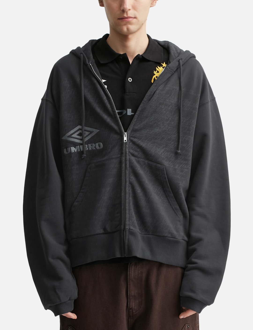 X Slam Jam Compact Masked Zip Hoodie view 12