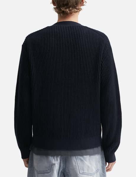 Fox Head Cotton Ribbed Cardigan view 12