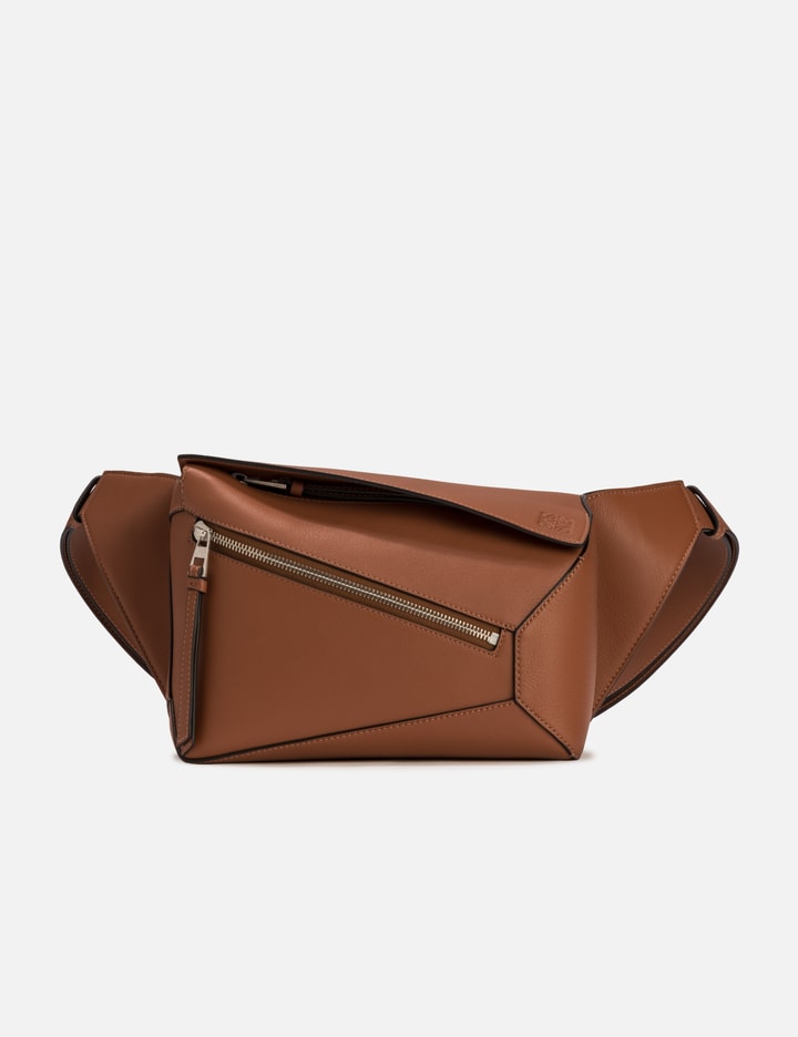 Loewe Small Puzzle Bumbag In Brown