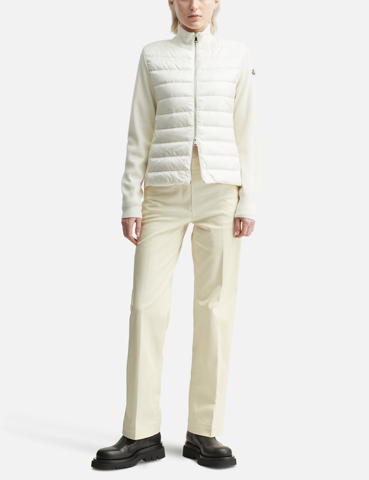 Moncler Cotton Gabardine Straight Leg Trousers