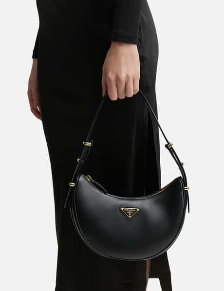 Prada Pre-owned Women's Leather Handbag - Black - One Size