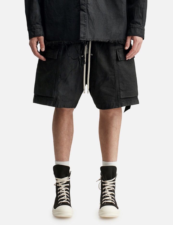 CARGOBELA SHORTS IN BLACK WAX DENIM Placeholder Image