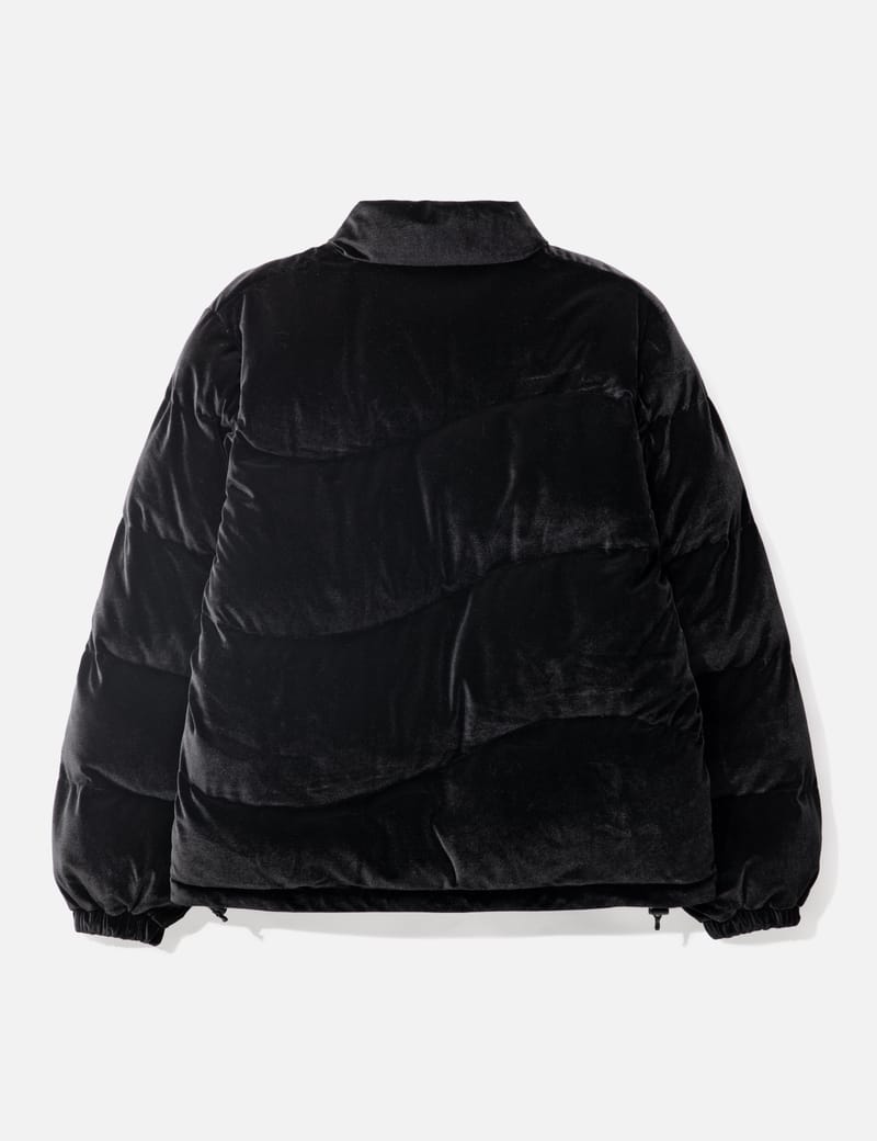 DIME VELVET QUILTED PUFFER Black XL Dime - VELVET QUILTED PUFFER 