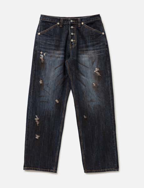 THUG CLUB Burn Down Denim Pants