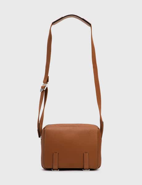 Loewe - XS ミリタリーメッセンジャーバッグ ソフトグレインカーフ 
