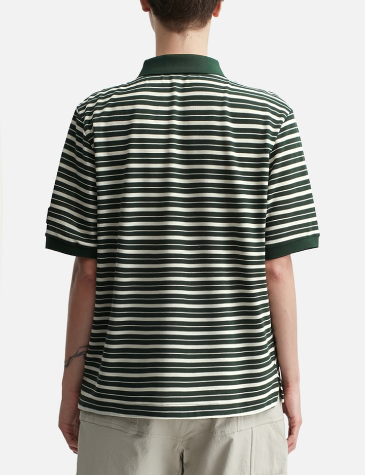 Manors Golf Goat Pique Polo Stripe