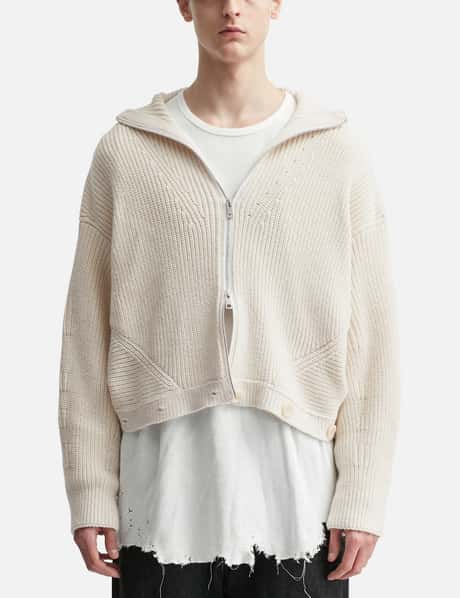 Double-End Fluffed Cotton Cardigan view 18