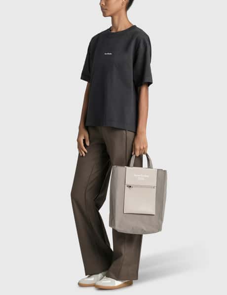 Grey Acne Studio Canvas Bag Acne Studios Baker Out Medium Tote HBX