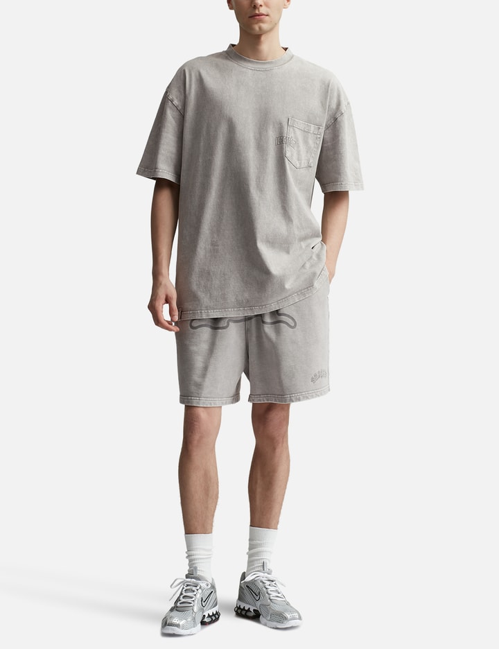 Grocery GROCERY X ICECREAM SNOW WASHED RUNNING DOG SWEAT SHORTS