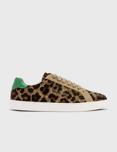 Palm Angels New Leopard Tennis Sneakers