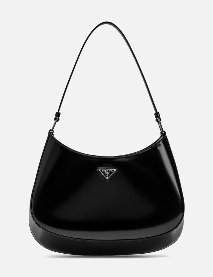 Prada Cleo Brushed Leather Mini Bag with Flap
