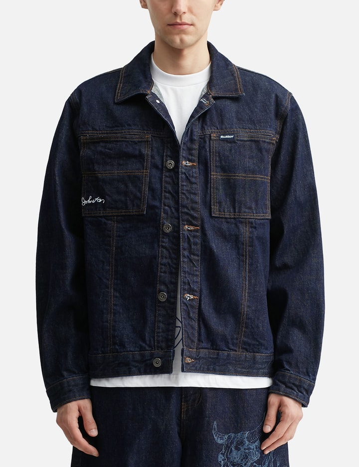 Butter Goods Butter Goods X Daniel Johnston Bull Selvedge Denim Jacket