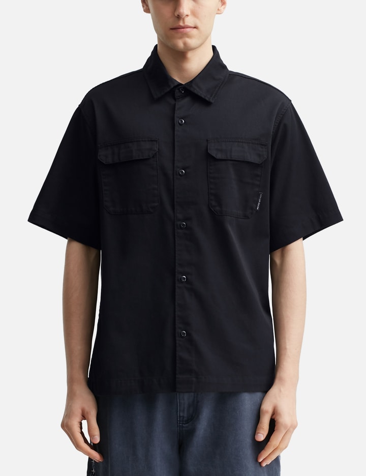 Boiler Room Core Oversize Short Sleeve Button-up Shirt