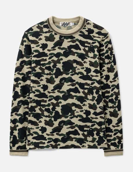 Camo Monogram Waffle Long Top view 3