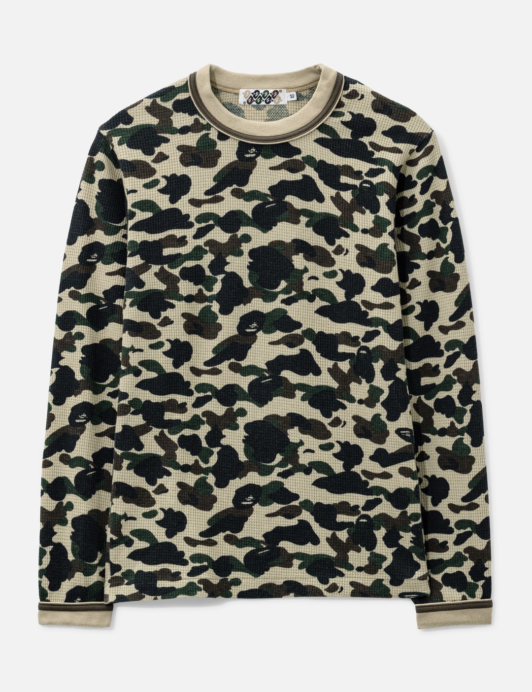 Camo Monogram Waffle Long Top view 4