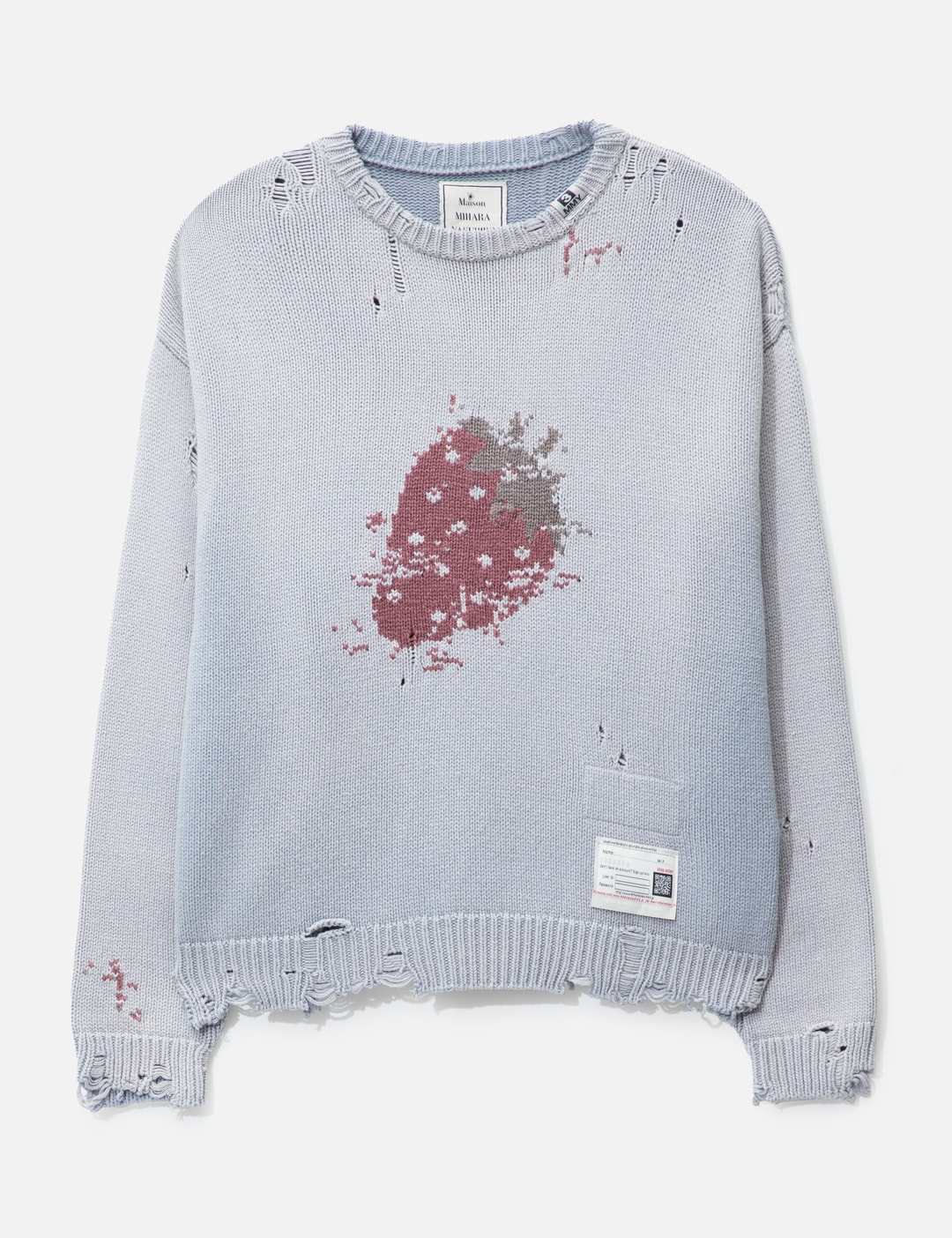 Strawberry Jacquard Knit Sweater view 7