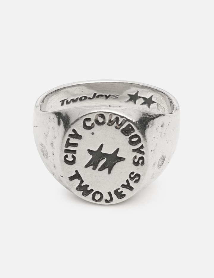 Twojeys Ignorant Cowboys Signet In Metallic