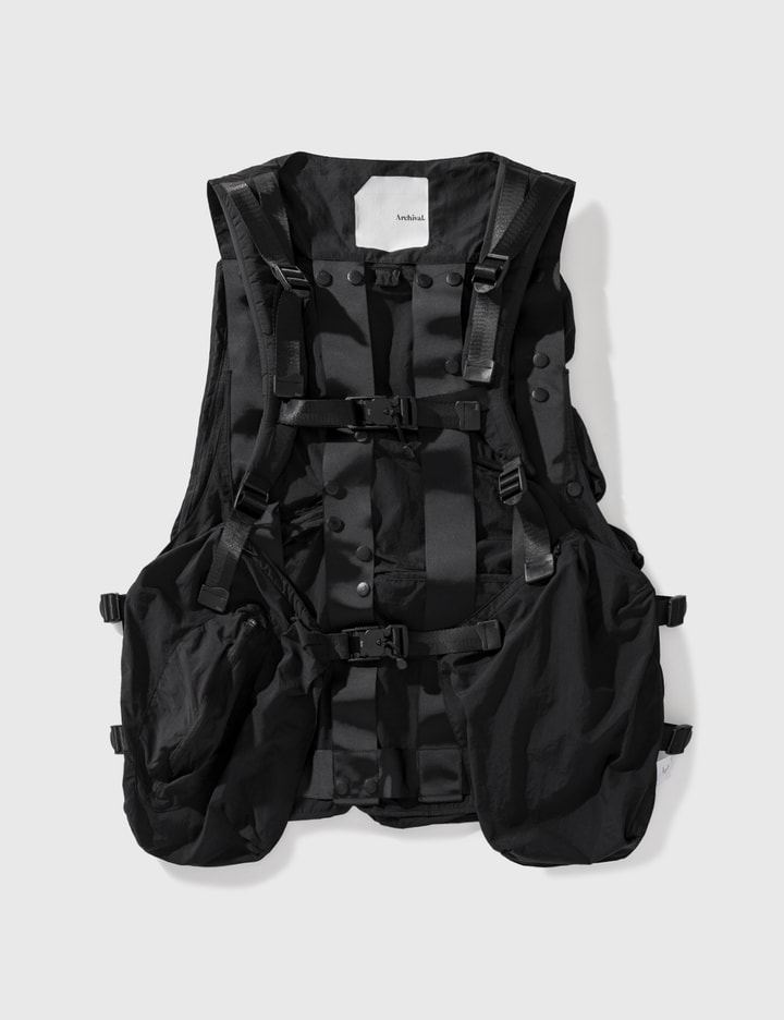 Archival Reinvent Teflon® Backpack Vest 2.0 In Black