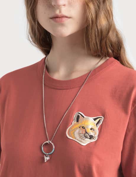 Maison Kitsuné - Necklace Fox Head Ring | HBX - ハイプビースト 