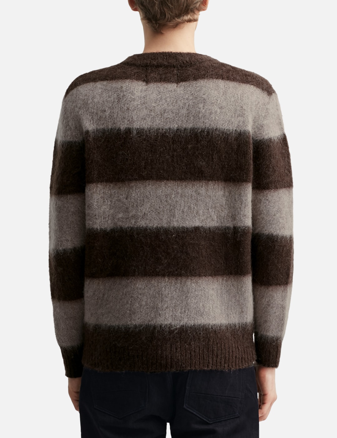 Wool Mohair Striped Knit Sweater view 19