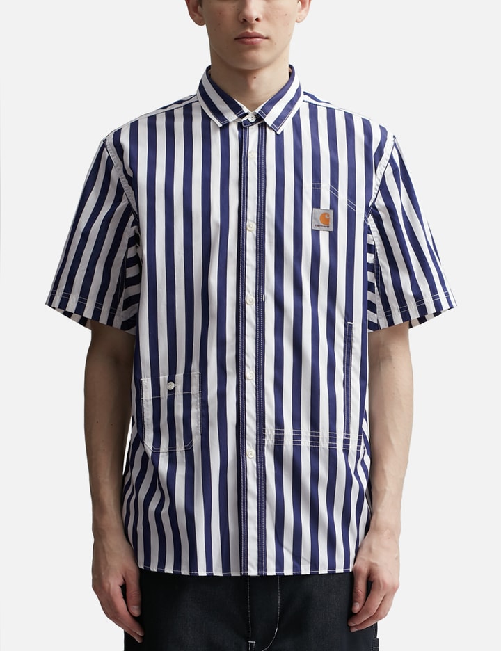 Shop Junya Watanabe Eye  Man X Carhartt Striped Shirt In White