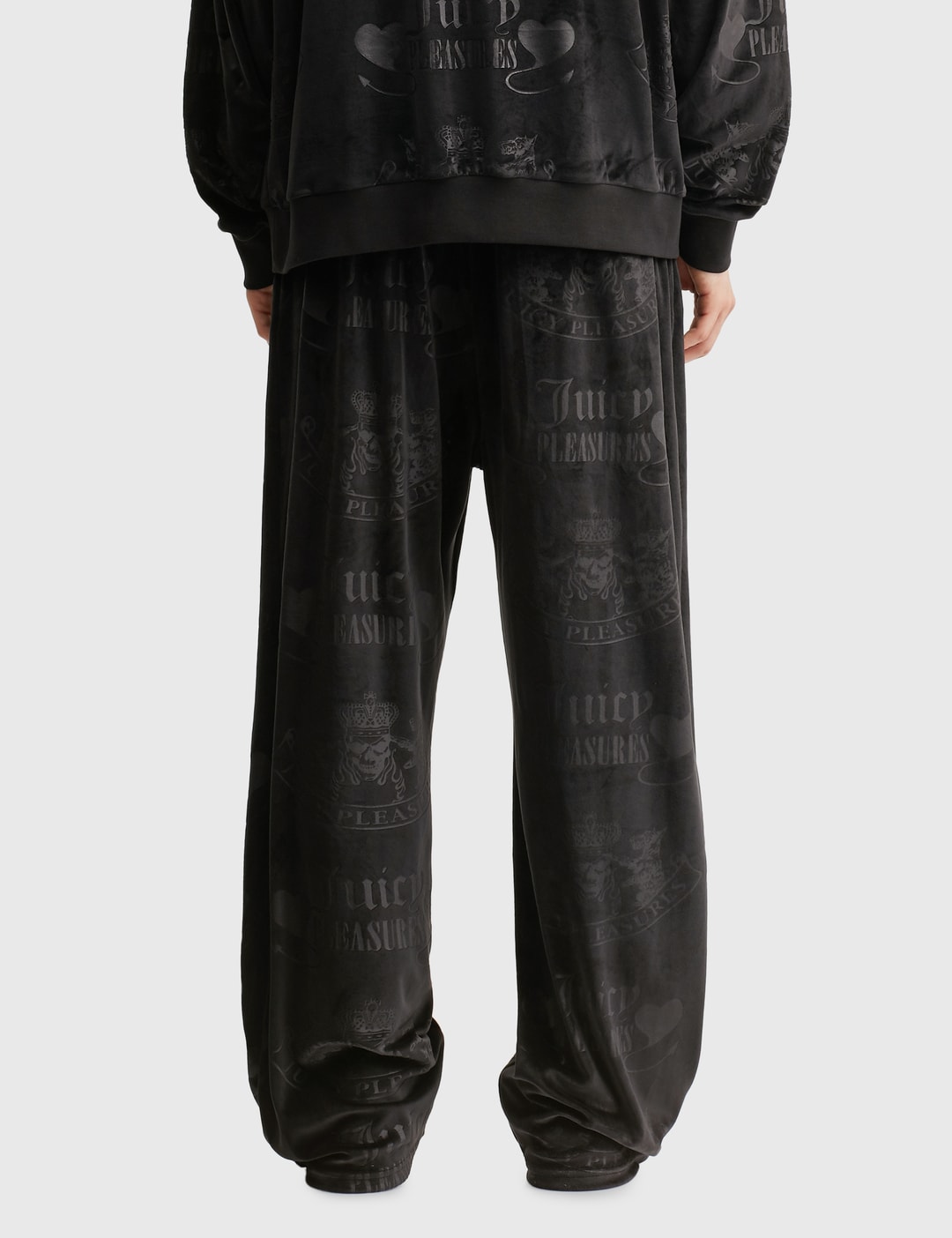 X Juicy Couture Crest Velour Track Pants view 14