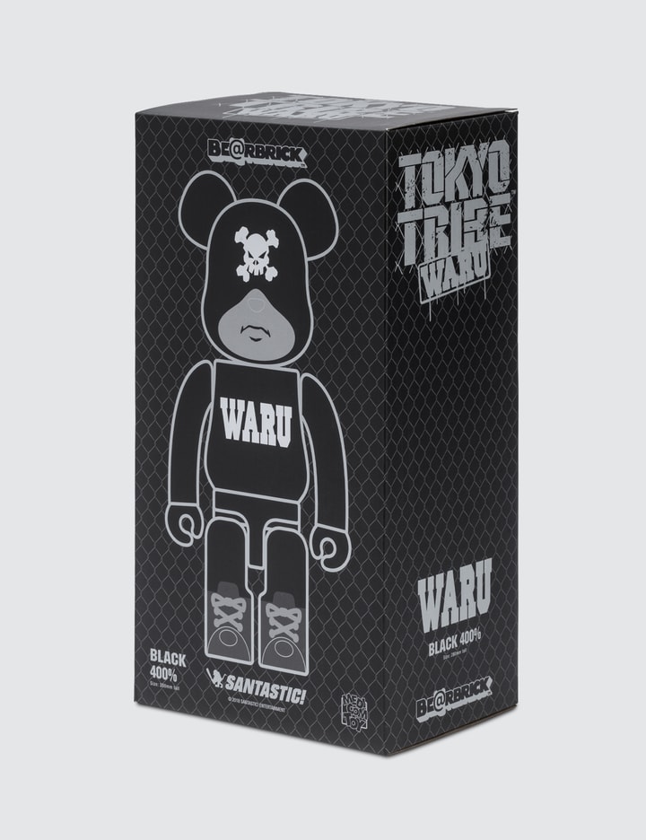 400% Tokyo Tribe Waru Be@rbrick (ver. Black) Placeholder Image