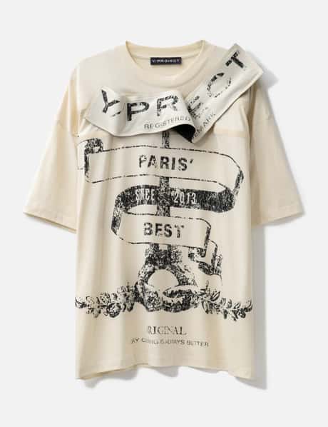 Y/PROJECT VELCRO PARIS' BEST T-SHIRT