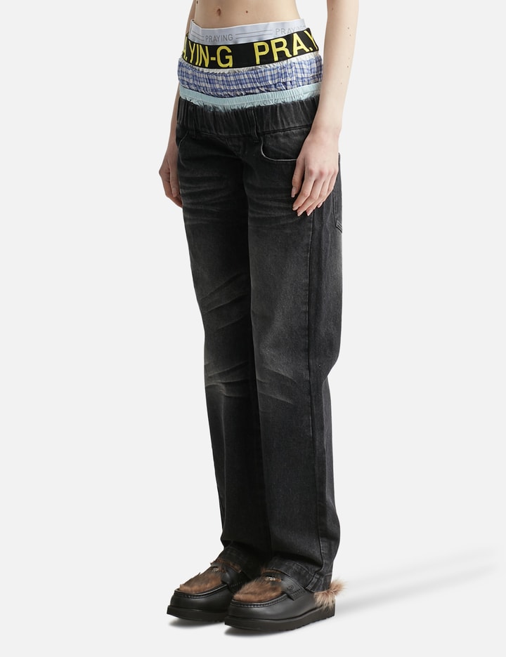 Praying Boxer Jeans Black