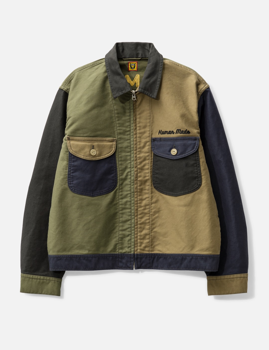 Human Made - Zip Up Work Jacket | HBX - Globally Curated Fashion 