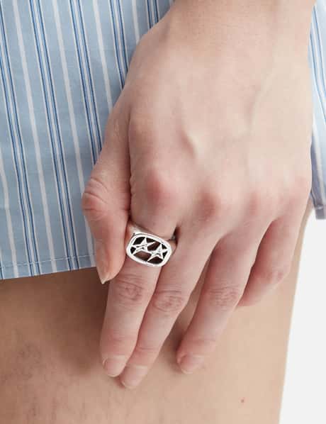 Link Stars Ring Silver view 15