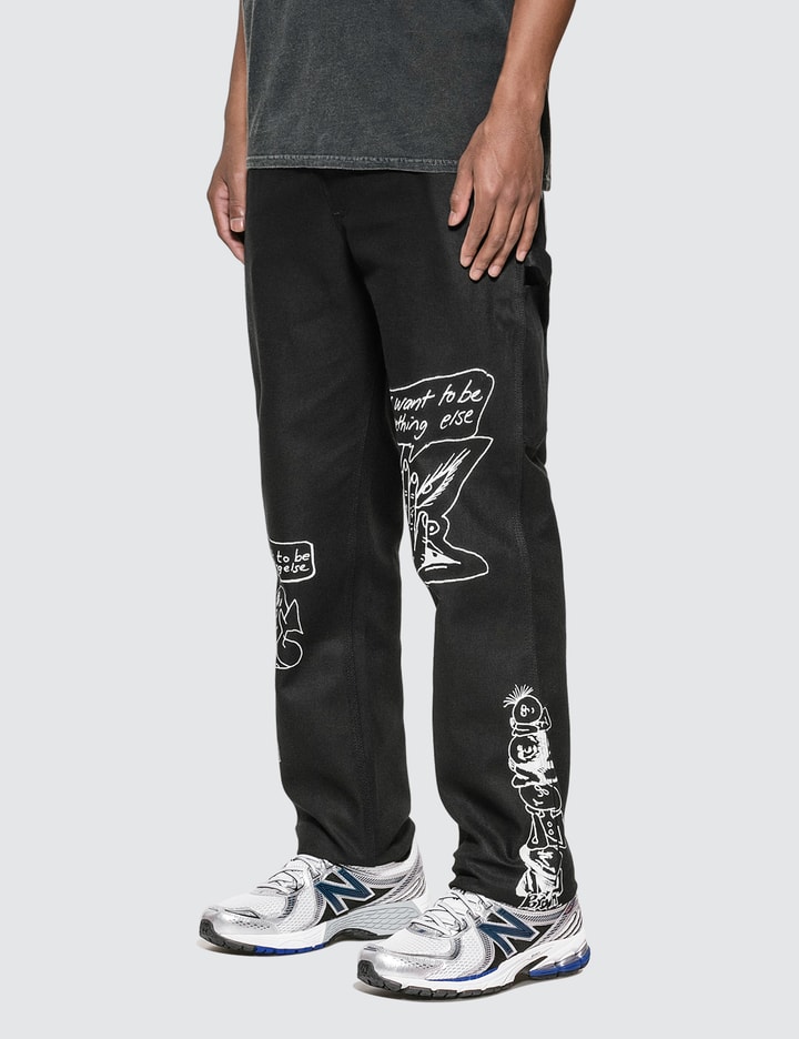 Printed Canvas Carpenter Pants Placeholder Image