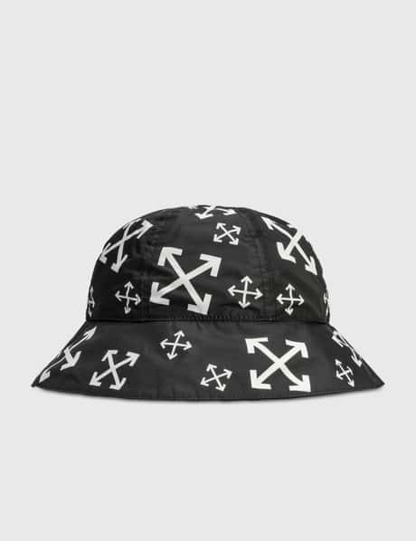 OFF-WHITE Multi Arrows Bucket Hat in Black & White